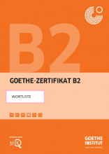 کتاب زبان آلمانی Goethe Zertifikat B2 Wortliste Deutsch